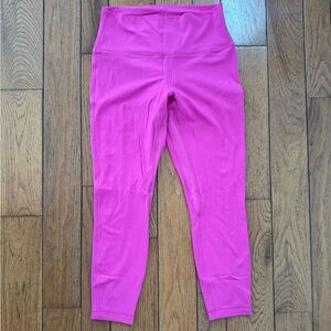 Lululemon Pink Cropped Leggings - Size 10